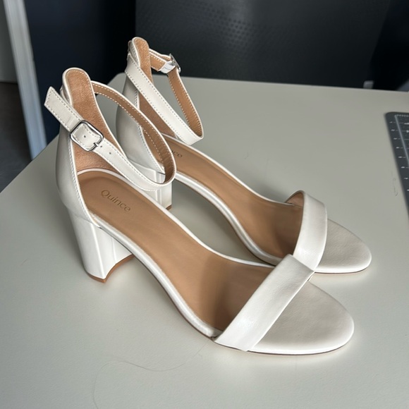 Quince Shoes - Quince Italian Leather Block Heel